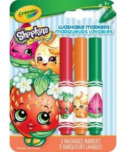 CRAYOLA SHOPKINS MARKERS STRAW KISS