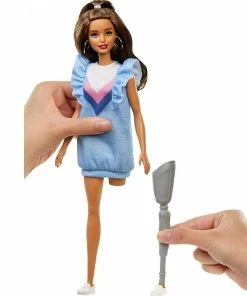 BARBIE FASHIONISTA DOLL BLUE RUFFLE DRESS -CRAYOLA Shop Capture1 594