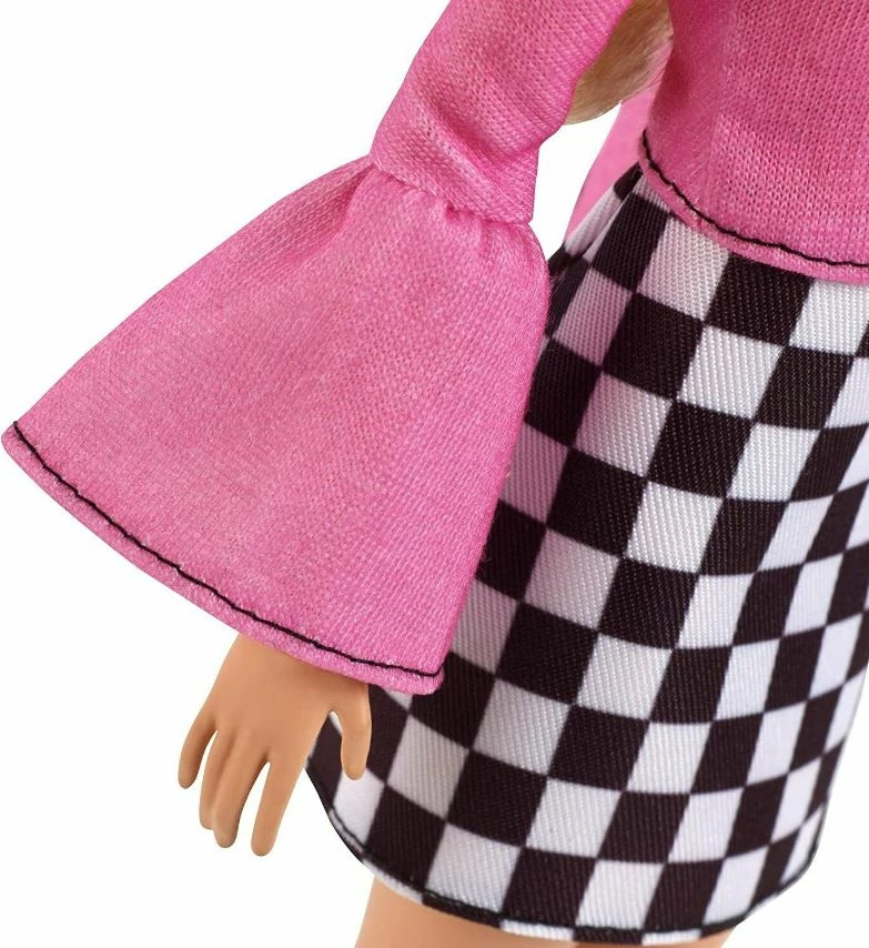 BARBIE FASHIONISTA DOLL #104 CHECKERED SKIRT 3 BARBIE FASHIONISTA DOLL #104 CHECKERED SKIRT - Image 3