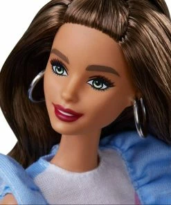 BARBIE FASHIONISTA DOLL BLUE RUFFLE DRESS -CRAYOLA Shop Capture2 416