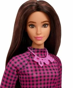 BARBIE FASHIONISTA DOLL #188 PINK & BLACK CHECKERED DRESS -CRAYOLA Shop Capture2 465