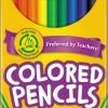 CRAYOLA FULL SIZE COLOURED PENCILS 12 PACK.