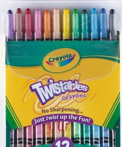 CRAYOLA TWISTABLES CRAYONS 12 PACK