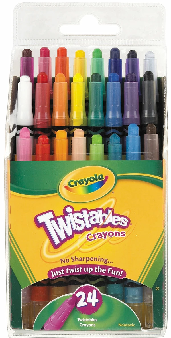 CRAYOLA MINI TWISTABLES CRAYONS 24 PACK 1 CRAYOLA MINI TWISTABLES CRAYONS 24 PACK