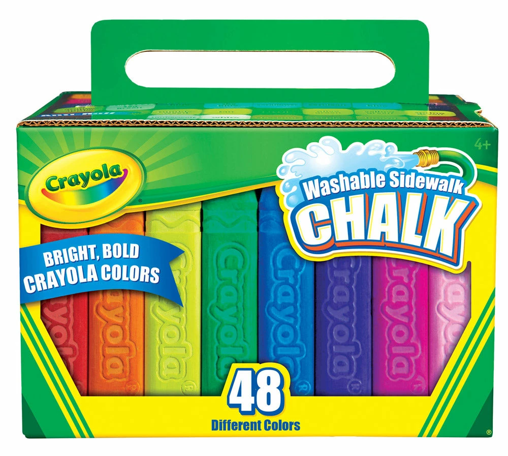 CRAYOLA 48 PIECE SIDEWALK CHALK BOXED 1 CRAYOLA 48 PIECE SIDEWALK CHALK BOXED