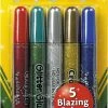 CRAYOLA WASHABLE GLITTER GLUE 5 PACK