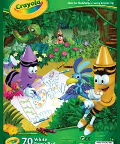 CRAYOLA A4 WHITE PAPER PAD
