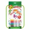 CRAYOLA DRY ERASE BOARD AND 8 WASHABLE MARKERS