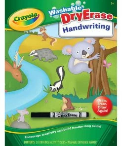 CRAYOLA DRY ERASE WORKBOOK HANDWRITING MAGIC