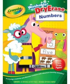CRAYOLA DRY ERASE WORKBOOK NUMBERS