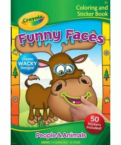 CRAYOLA FUNNY FACES PEOPLE BOOK
