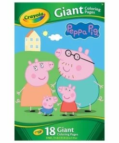 CRAYOLA GIANT COLORING PAGES PEPPA PIG