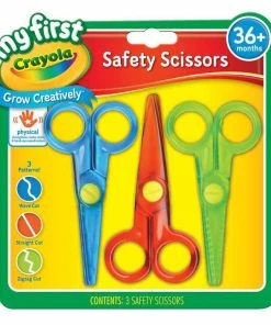 CRAYOLA MY FIRST SAFETY SCISSORS 3 PACK