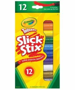 CRAYOLA SLICK STIX 12PK