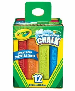 CRAYOLA 12 PACK SIDEWALK CHALK BOXED