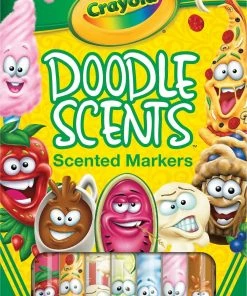 CRAYOLA Shop 10 CRAYOLA DOODLE SCENTS WASHABLE SCENTED MARKERS 18 PACK