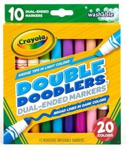 CRAYOLA DOUBLE DOODLERS DUAL-END MARKERS 10 PACK
