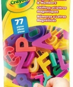 CRAYOLA MAGNETIC LETTERS & NUMBERS 77PC