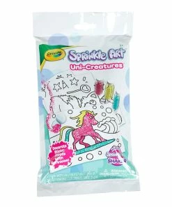 CRAYOLA SPRINKLE ART UNI-CREATURES ACTIVITY KIT