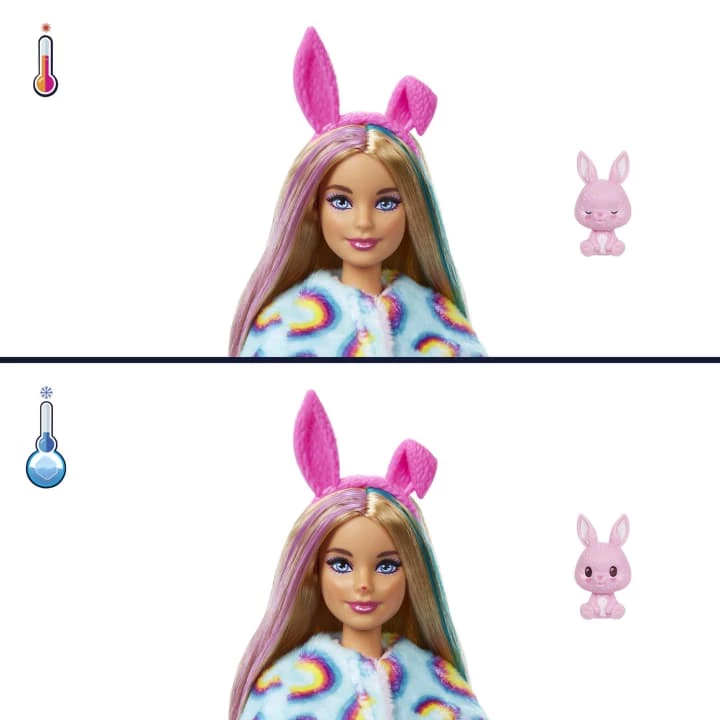 BARBIE CUTIE REVEAL PINK BUNNY 3 BARBIE CUTIE REVEAL PINK BUNNY - Image 3