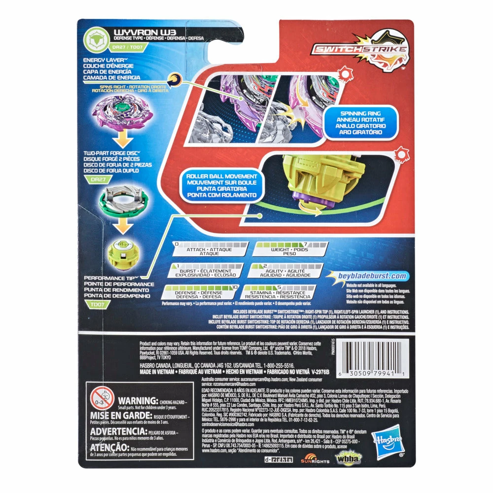BEYBLADE BURST EVOLUTION SWITCHSTRIKE STARTER PACK WYVRON W3 4 BEYBLADE BURST EVOLUTION SWITCHSTRIKE STARTER PACK WYVRON W3 - Image 4