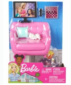 BARBIE FURNITURE PINK COUCH