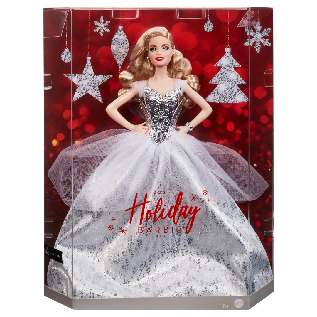BARBIE 2021 HOLIDAY BARBIE DOLL 1 BARBIE 2021 HOLIDAY BARBIE DOLL