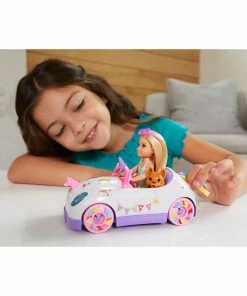 BARBIE CHELSEA DOLL & UNICORN CAR -CRAYOLA Shop GXT41 02