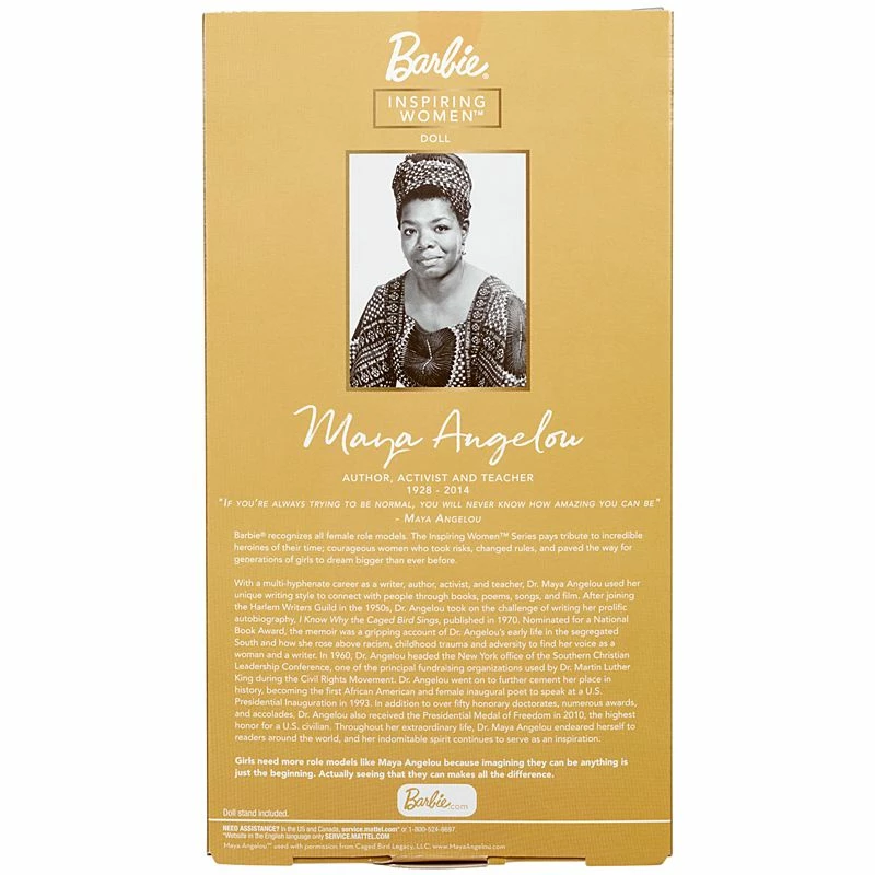 BARBIE SIGNATURE INSPIRING WOMEN SERIES MAYA ANGELOU 7 BARBIE SIGNATURE INSPIRING WOMEN SERIES MAYA ANGELOU - Image 7