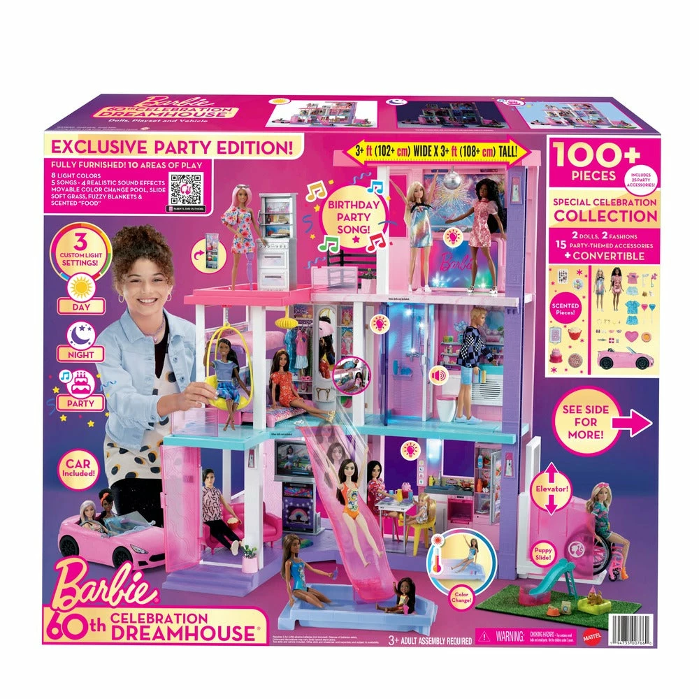 BARBIE 60TH CELEBRATION DREAMHOUSE 1 BARBIE 60TH CELEBRATION DREAMHOUSE