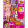 BARBIE AND NEWBORN PUPS PLAYSET WITH BLONDE DOLL