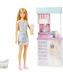 BARBIE YOU CAN BE ANYTHING ICE CREAM SHOP PLAYSET -CRAYOLA Shop HCN46 C 22 059 1