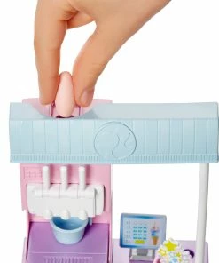 BARBIE YOU CAN BE ANYTHING ICE CREAM SHOP PLAYSET -CRAYOLA Shop HCN46 OP 22 1151