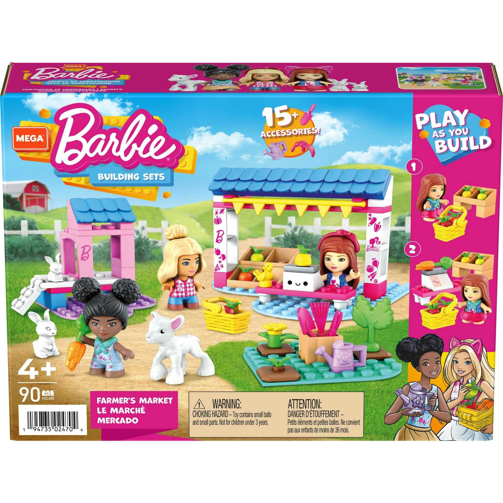 MEGA BARBIE BUILDING SETS FARMERS MARKET 4 MEGA BARBIE BUILDING SETS FARMERS MARKET - Image 4