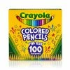CRAYOLA FULL SIZE COLORED PENCILS 100 PACK