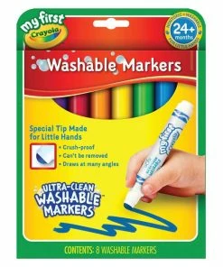 CRAYOLA MY FIRST WASHABLE MARKERS 8 PACK