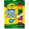 CRAYOLA SUPER TIP MARKERS 20 PACK
