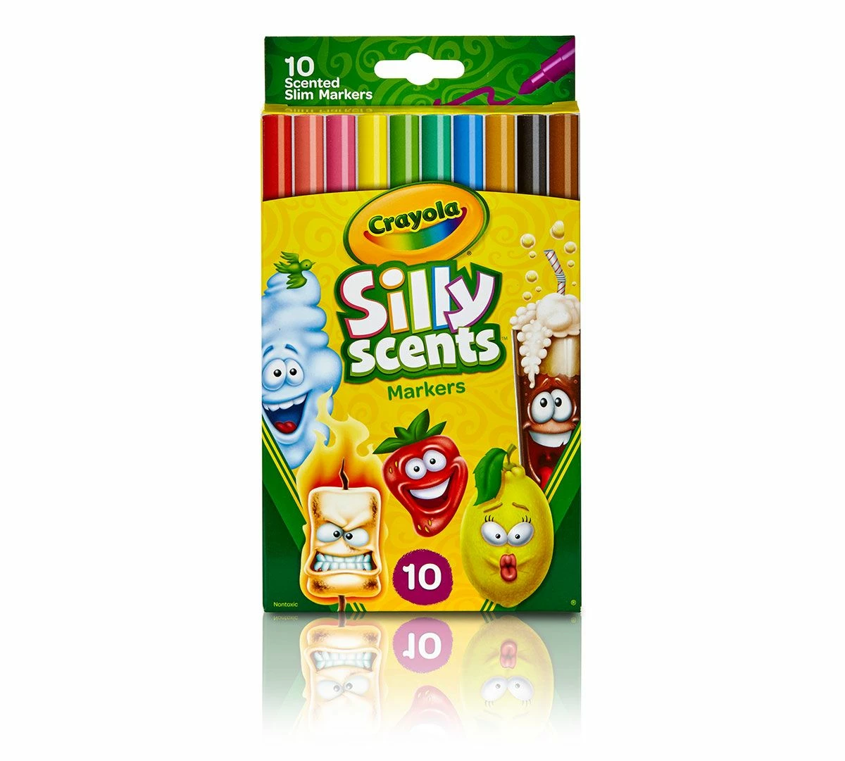 CRAYOLA SILLY SCENTS SLIM MARKERS 10 PACK 1 CRAYOLA SILLY SCENTS SLIM MARKERS 10 PACK
